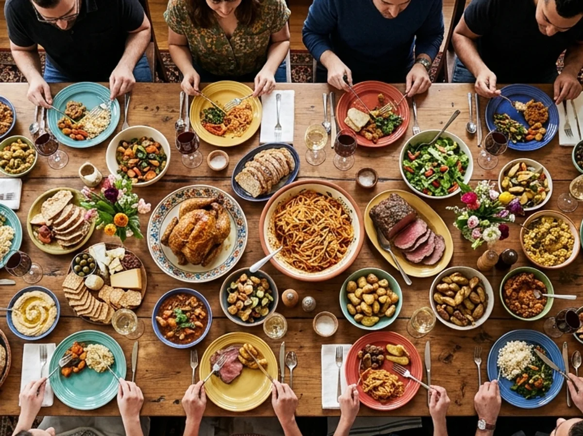 A cropped table photo