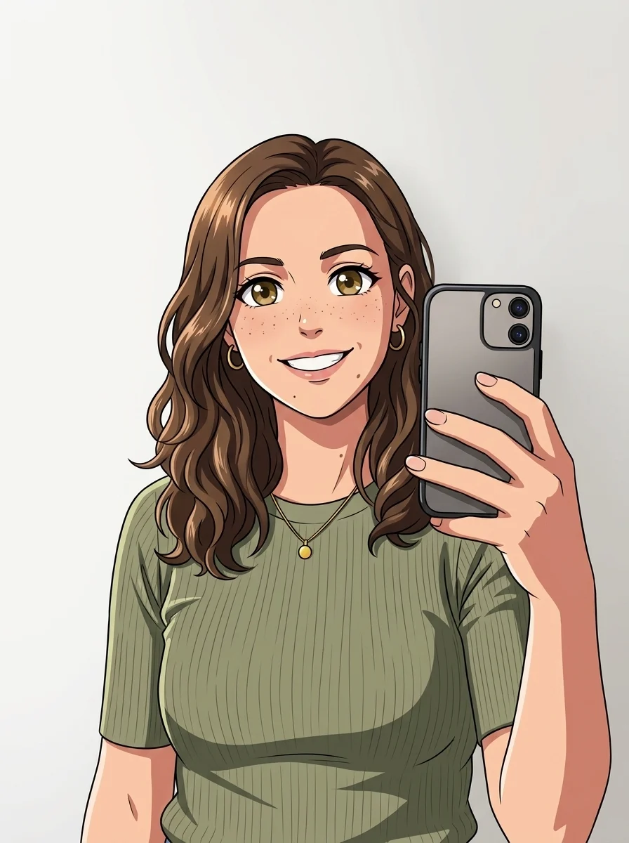 Anime avatar made from a personal photo