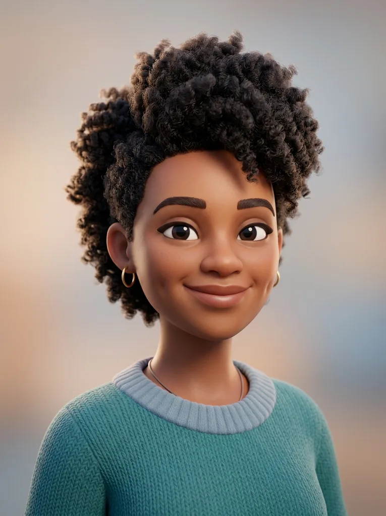 3D character AI avatar example