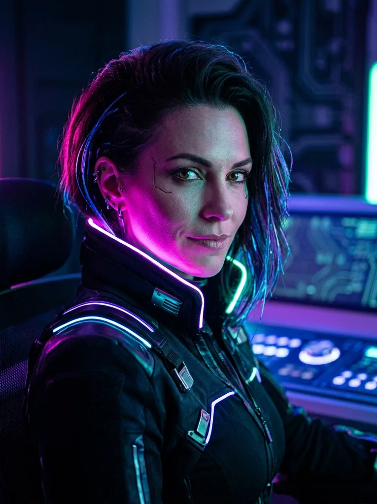 Cyberpunk AI avatar example