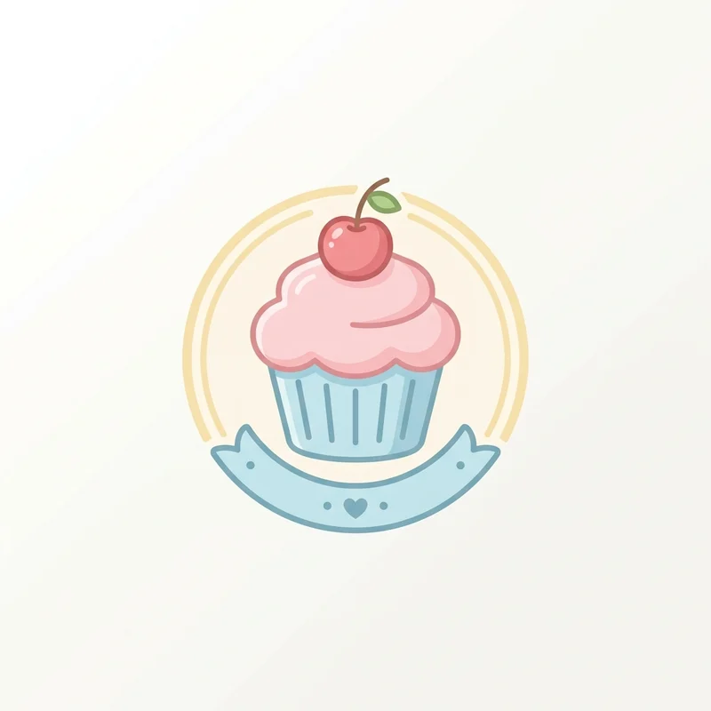 Pastel cupcake