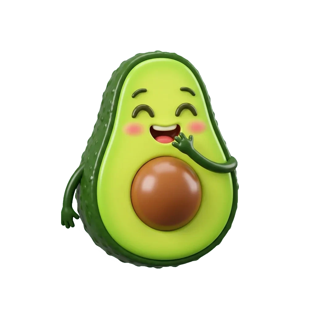 3D glossy emoji example