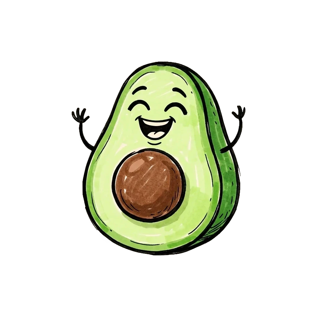 Hand-drawn emoji example