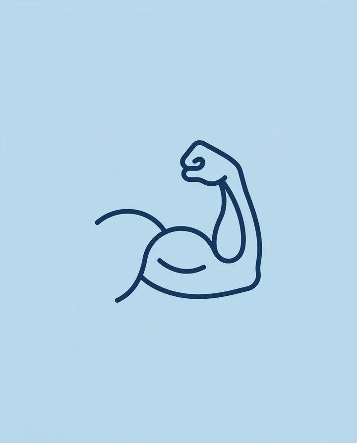 Minimal monoline gym logo example