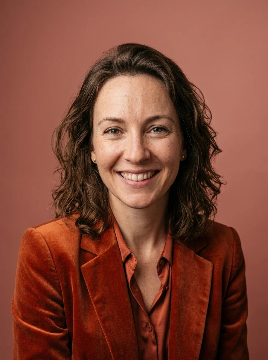 Editorial AI headshot example