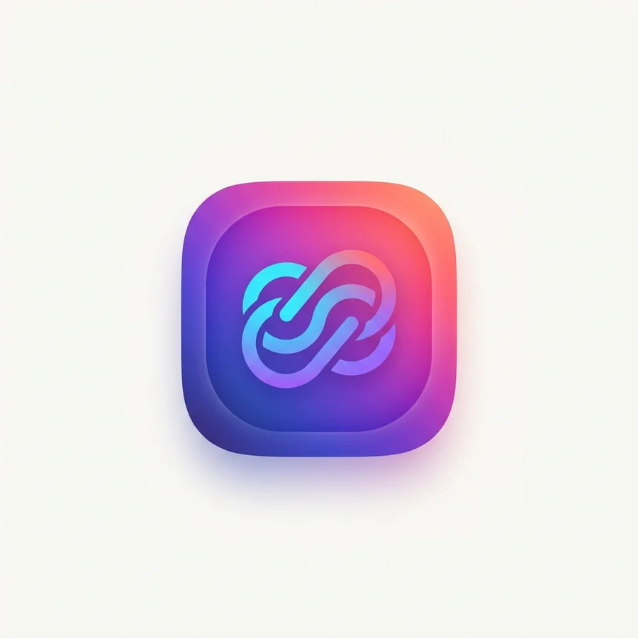 Gradient logo example