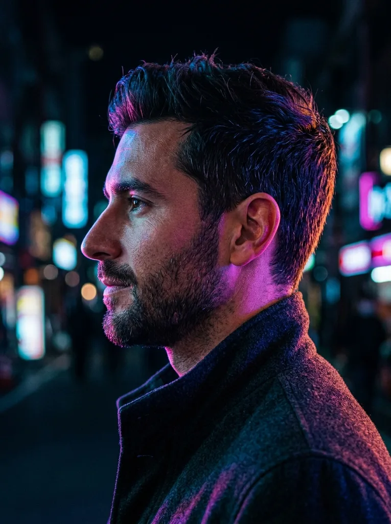 Neon AI profile picture example