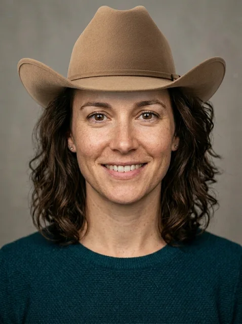Cowboy hat try-on result