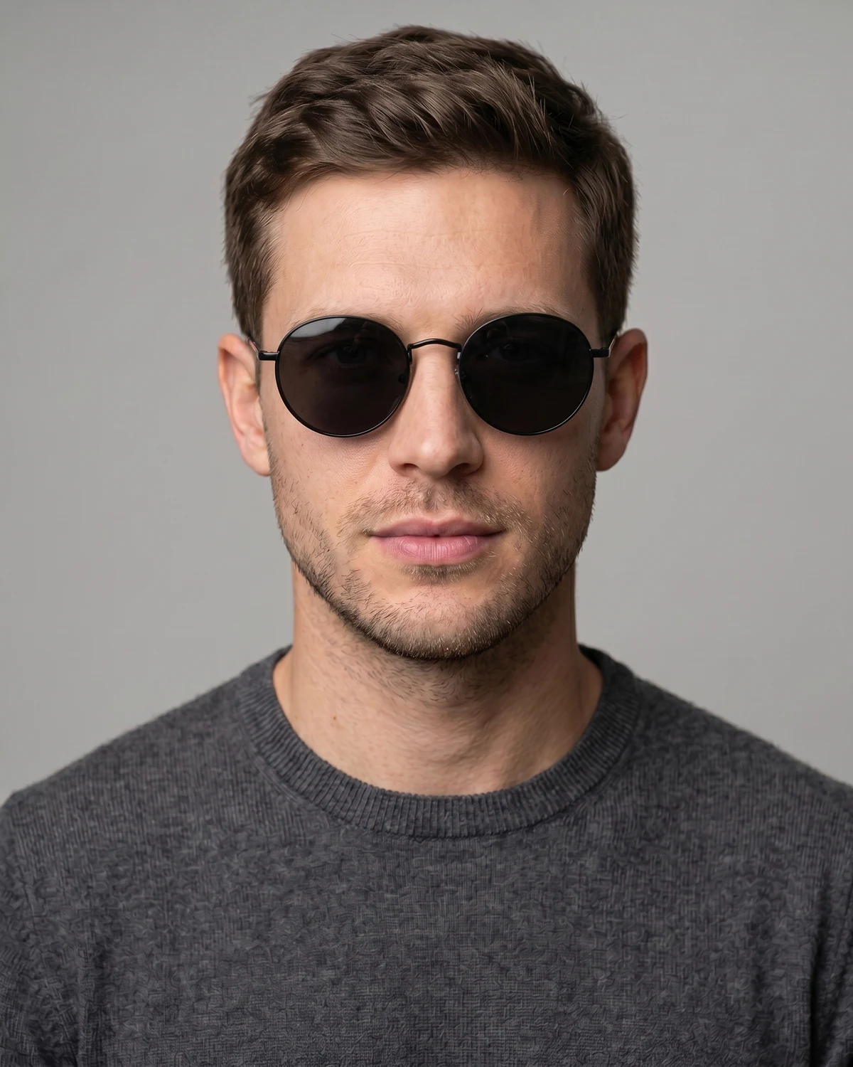 Round AI Virtual Try On Sunglasses result