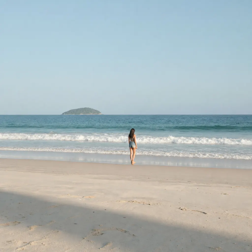 Same beach extended horizontally